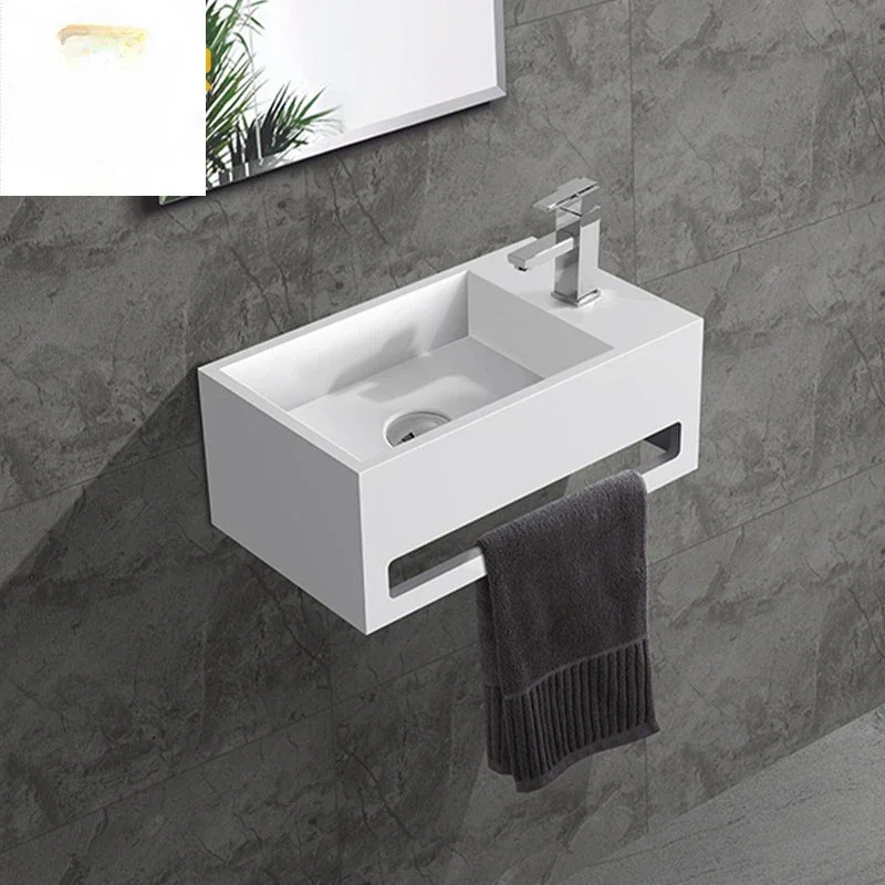 Best Solid Surface Small Corner Wash Basin Wall Hung Hand Washing Basin Sinks