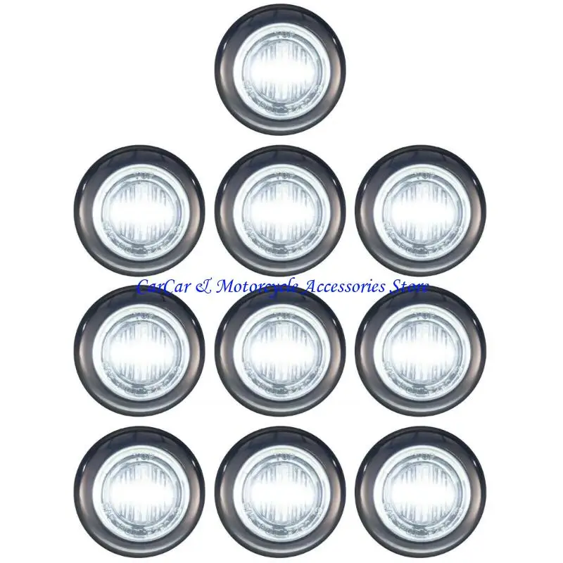 G5AD 12V 24V Universals Truck Truck Tailer Light Side Marker Light Lamp #5