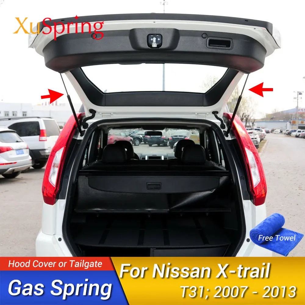 For Nissan X-trail T31 2007 2008 2009 2010 2011 2012 2013 Rear Door Hydraulic Support Lifting Rod Strut Spring Shock Bars