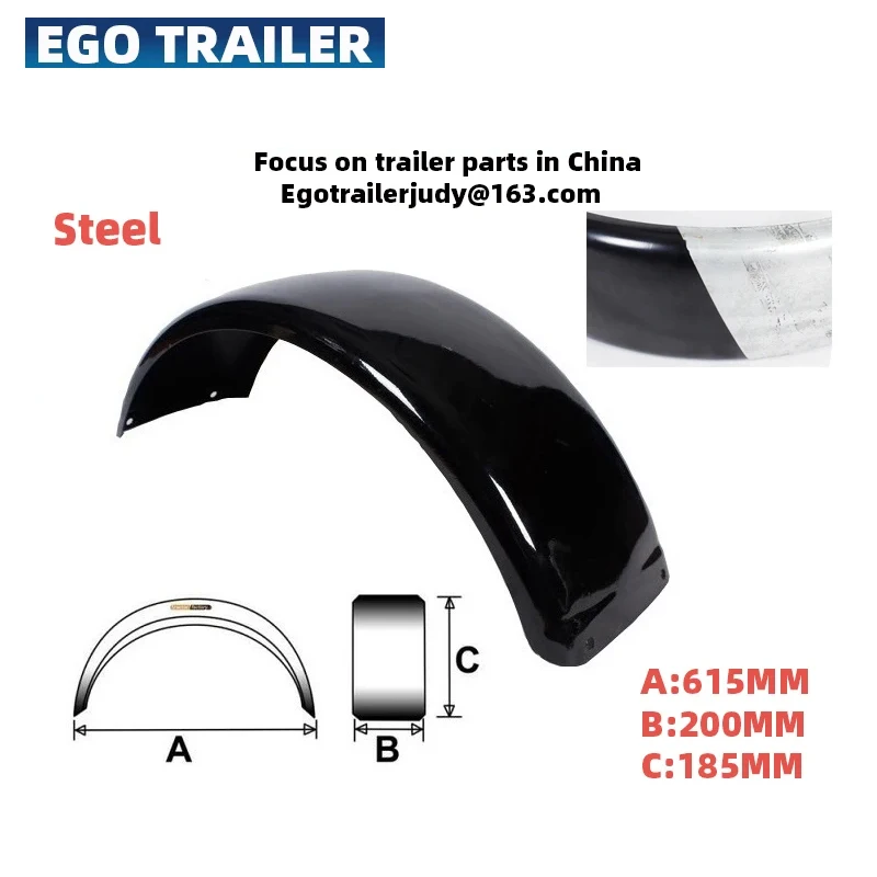 

EgoTrailer 2PCS Steel Trailer Mudguard Fender Cover For Trailer Wheels 12" or trailer accessories, trailer components