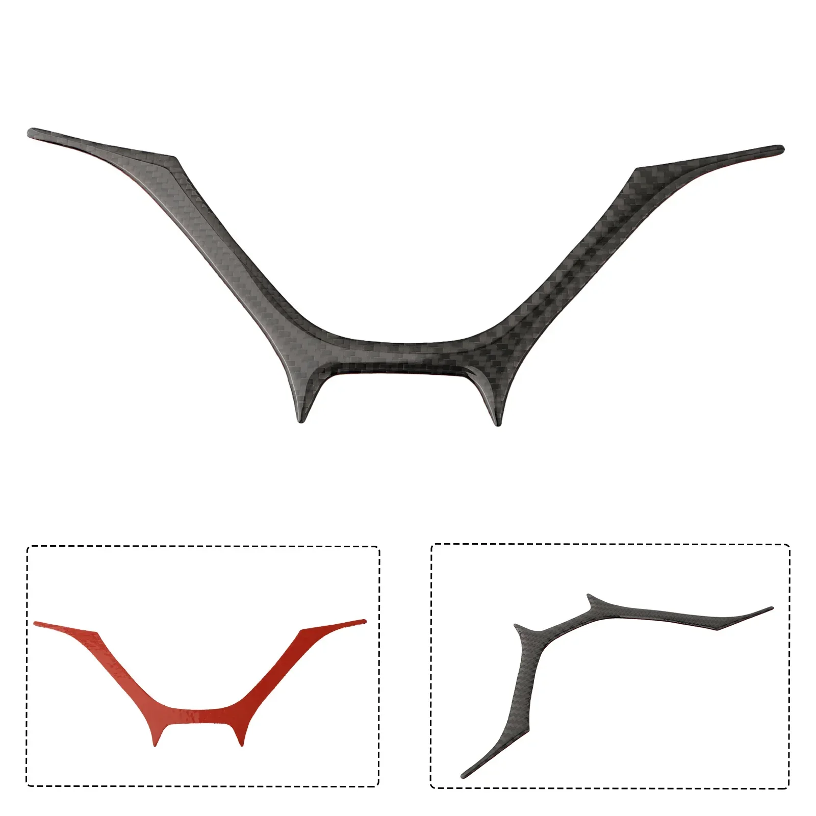 

Parts & Accessories Decorative Sticker 1PCS 1X Carbon Fiber For Honda Civic Coupe Hot/Easy To Install Brand New