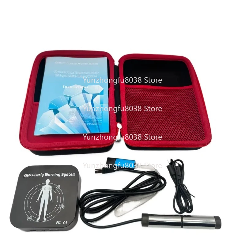 2025 New Mini Black Quantum Magnetic Resonance Analyzer, Home Health Analyzer Test Rod, Professional Cell Resonance Test
