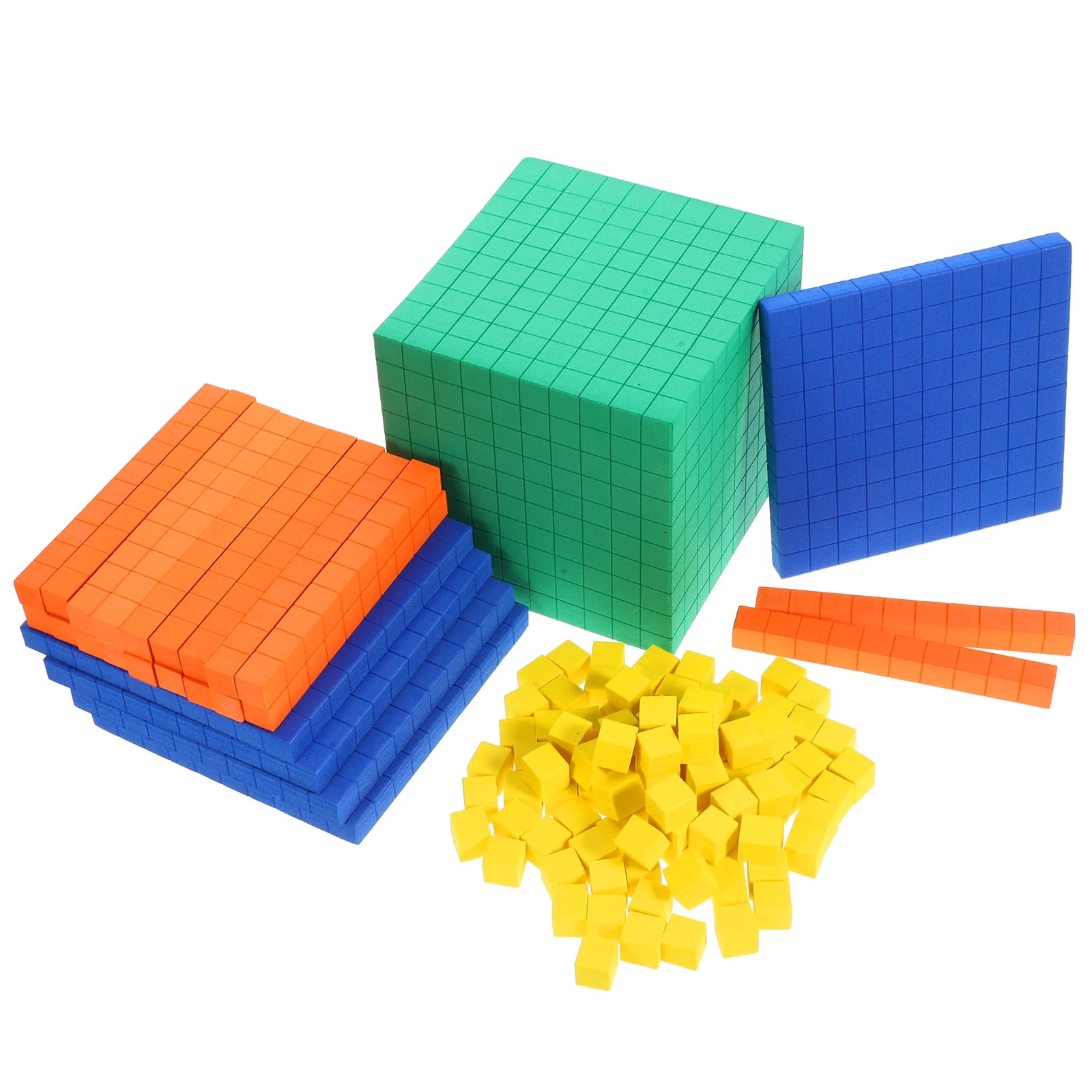 

Math Cube Block Learning Supplies Counting Cubes Number Toys for Kids Box Primary School