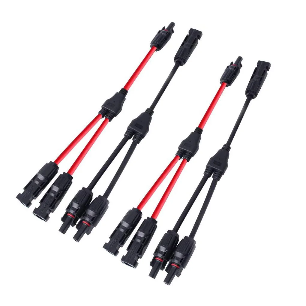 防水および防塵並列コネクタ、ソーラーブランチアダプター、プロの太陽光発電コネクタ、インラインソケット、2 in 1