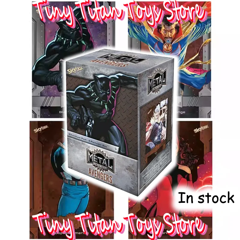 

Marvel Blind Box Hot Ud Avengers Box Коллекционные карты Металлическая Вселенная Blaster Mystery Box Сюрприз Аниме Фигурки Фестивальный подарок