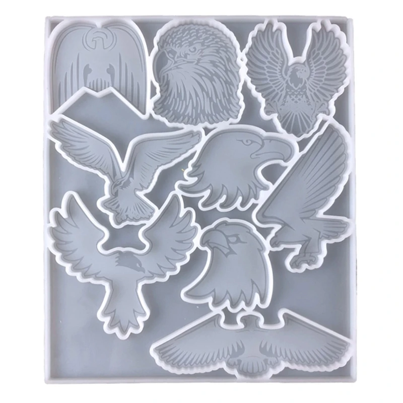 

3XUA Silicone Keychain Moulds Pendant Mold Hand-Making Pendant Tools