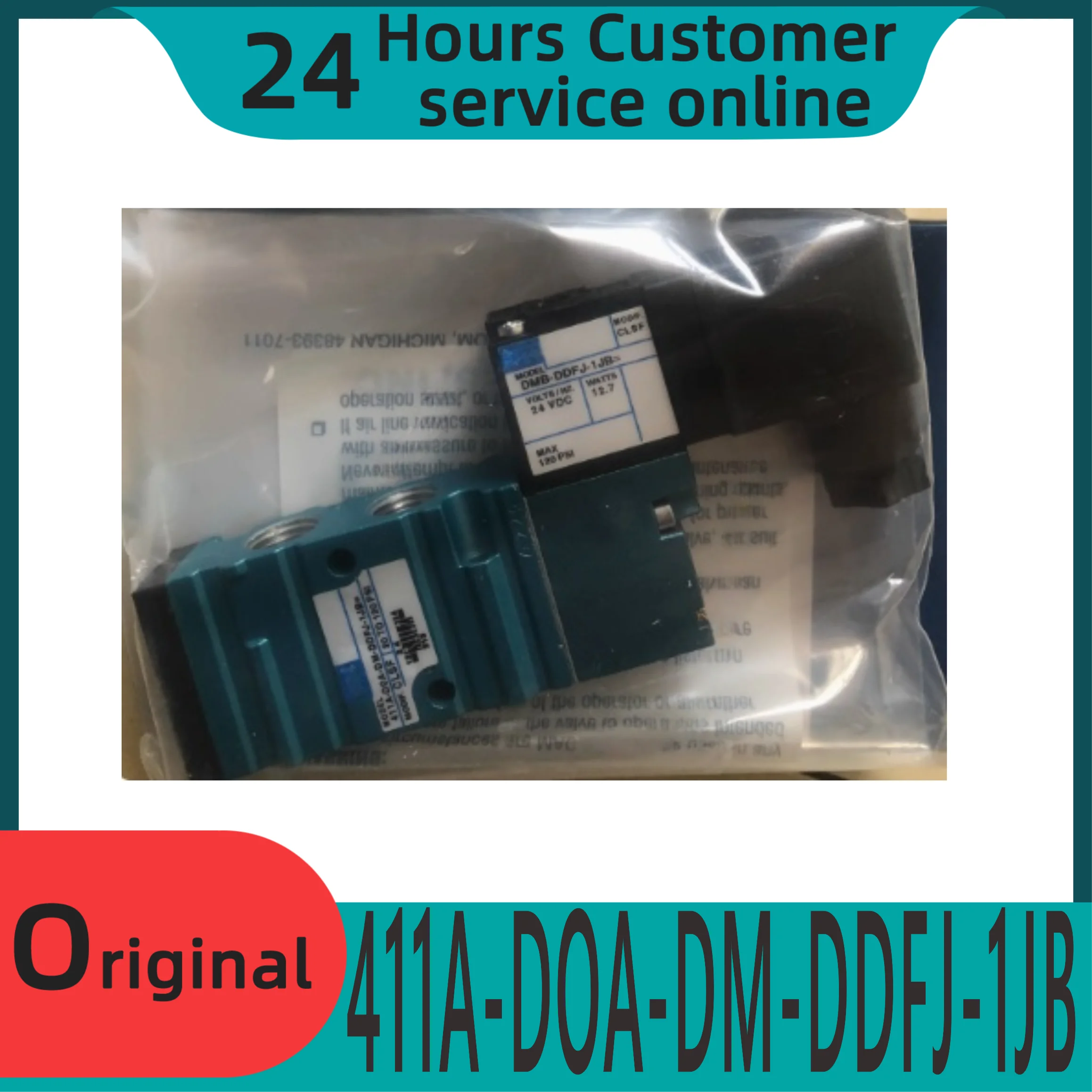 

Совершенно новый оригинальный электромагнитный клапан 411A-DOA-DM-DFJ-1JB