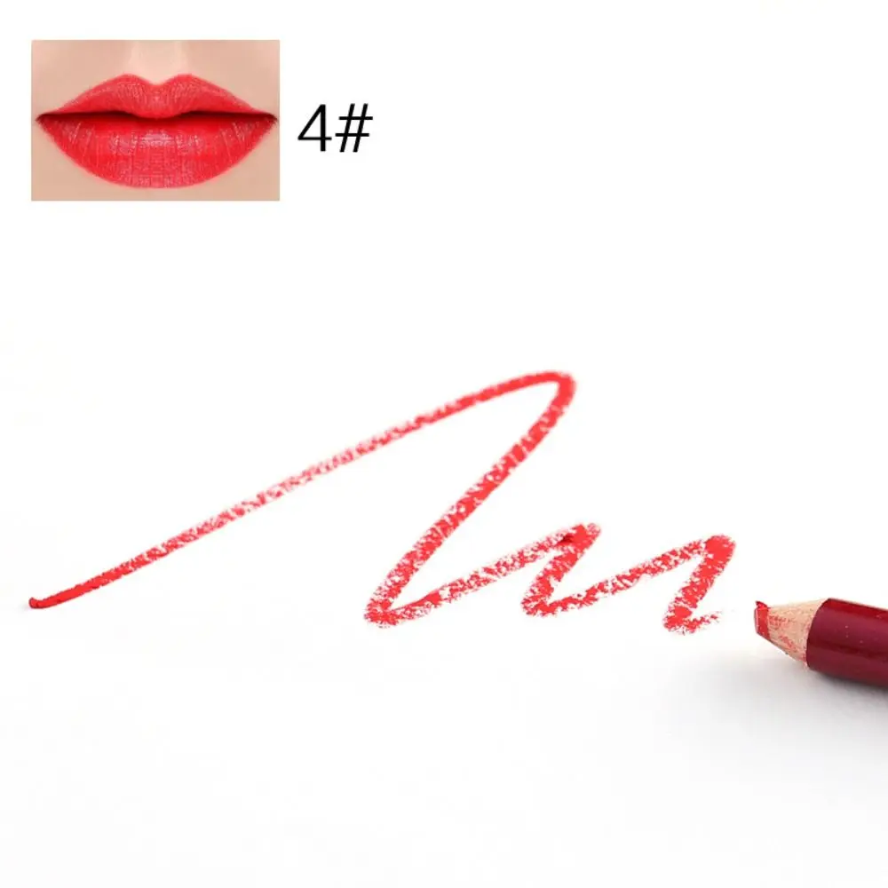 New Waterproof Matte Lipstick Natural Outline Lip Contour Line Velvet Lipliner Pencil Long Lasting Matte Lip Liner Pencil