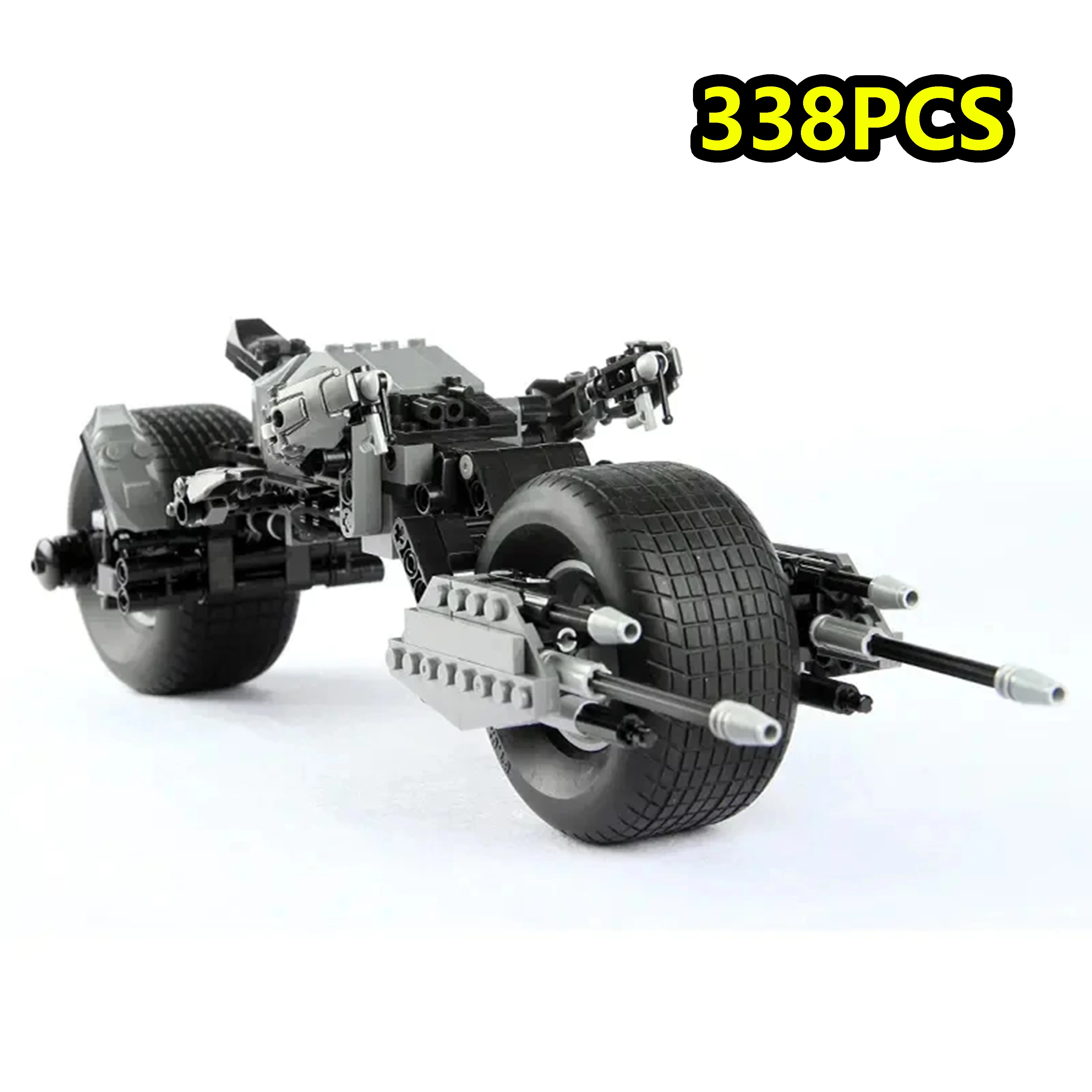 

338 шт., супергерои, летучая мышь, Batcycle Batmobile, строительные блоки, модель автомобиля, сделай сам, кирпичи, игрушка в подарок для фанатов, модель, подарок, рождественский подарок