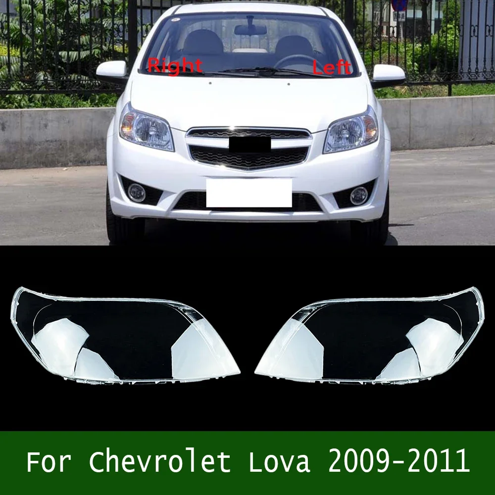 

For Chevrolet Lova 2009-2011 Plexiglass Front Headlamp Cover Transparent Lampshade Lamp Shade Headlight Shell