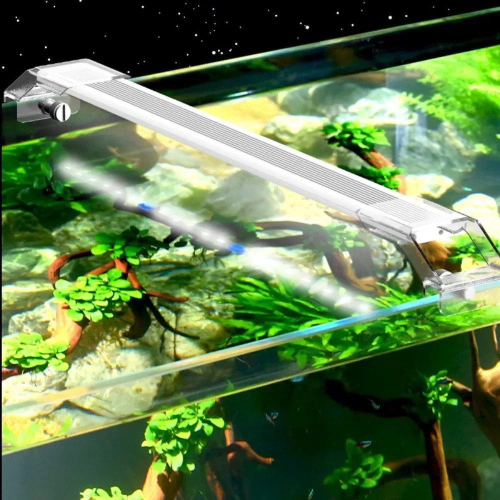 

Фонарь для аквариума, фонарь для глубокого проникновения 26-122 см, фонарь для водных растений, аквариума для кораллового рифа, полный спектр