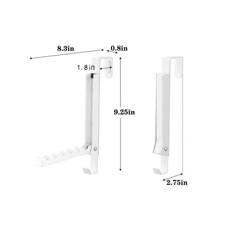 Double Hook Folding By Storage Bracket Multifunctional the Metal By Clothes Hanger Portable Coat Rack