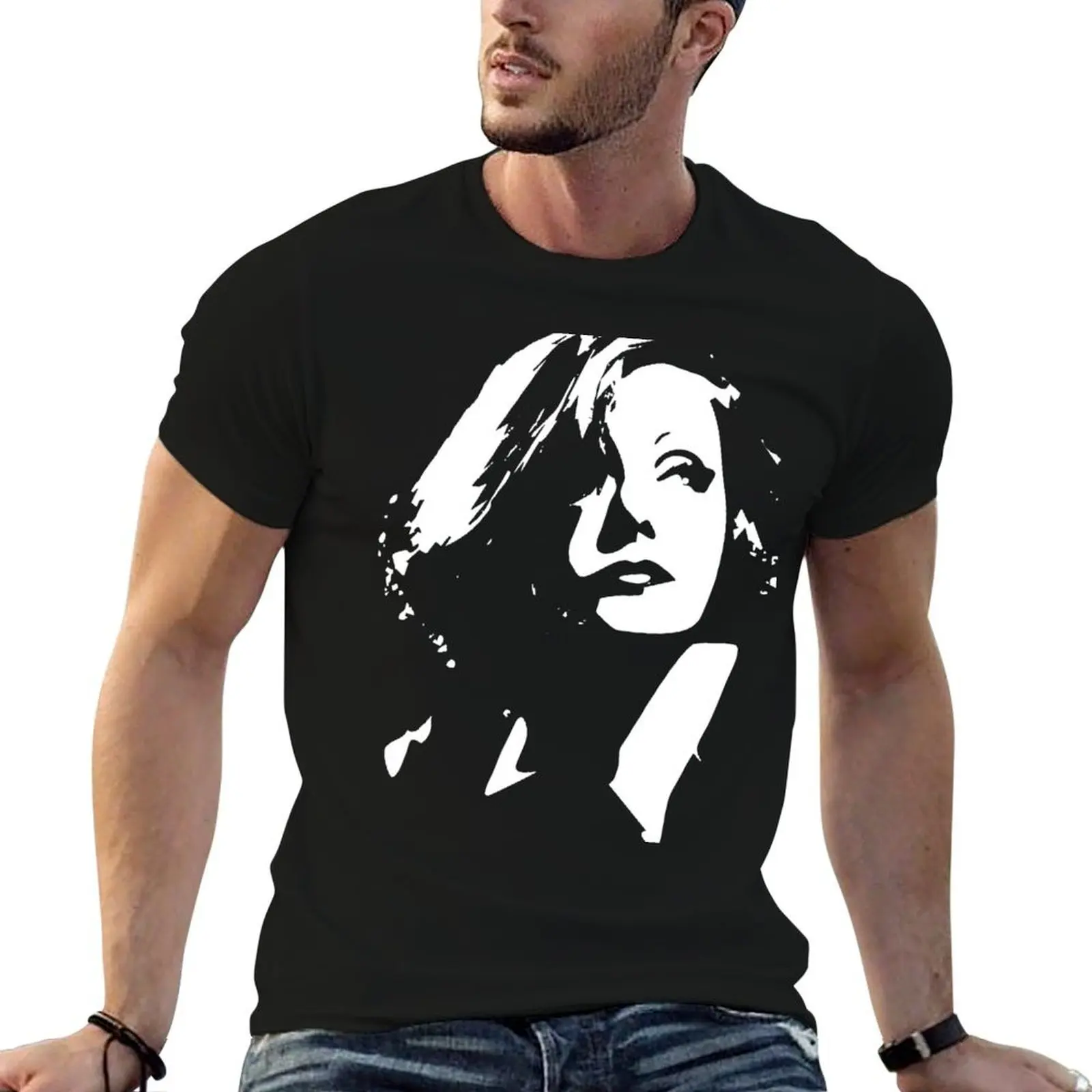 Camiseta Garbo, camiseta gráfica para hombre, camiseta de algodón, camiseta Pack Man, camiseta de algodón