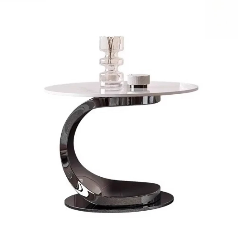 Light Luxury Design Coffee Table Aesthetic Unique Living Room Decoration Side Table Modern Accessories Mesas Bajas Furniture