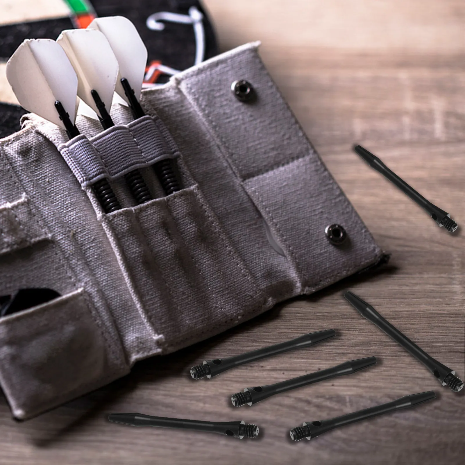 

12Pcs 45Mm Aluminum Alloy Dart Shaft 2Ba Thread Professional Grade Replacement Stem for Enhanced Flight Stability Throwing