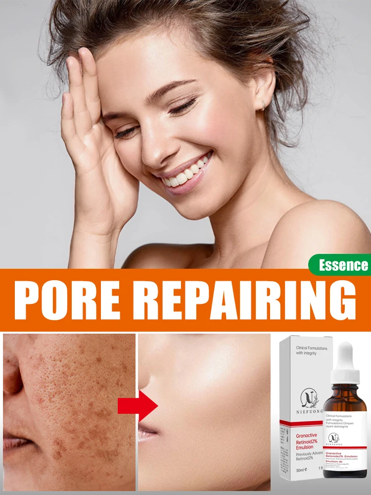 Pore Shrink Face Serum Hyaluronic Acid Moisturizing Lifting Facial Serum Skin Care Products Beauty