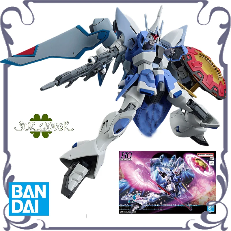 

Bandai оригинальная серия GUNDAM HG 1/144 GYAN Strom аниме фигурка в сборе модель игрушки Коллекционная модель украшения подарки