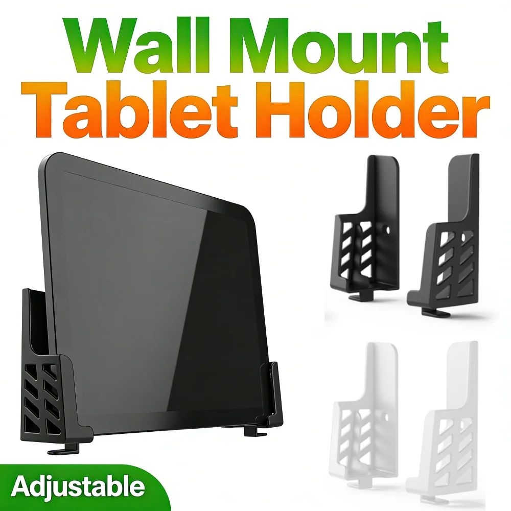 2pcs Tablet Wall Mount Stand Phone Holder for ipad/iphone Adjustable Viewing Angle Universal Phone Frame Stand Bracket