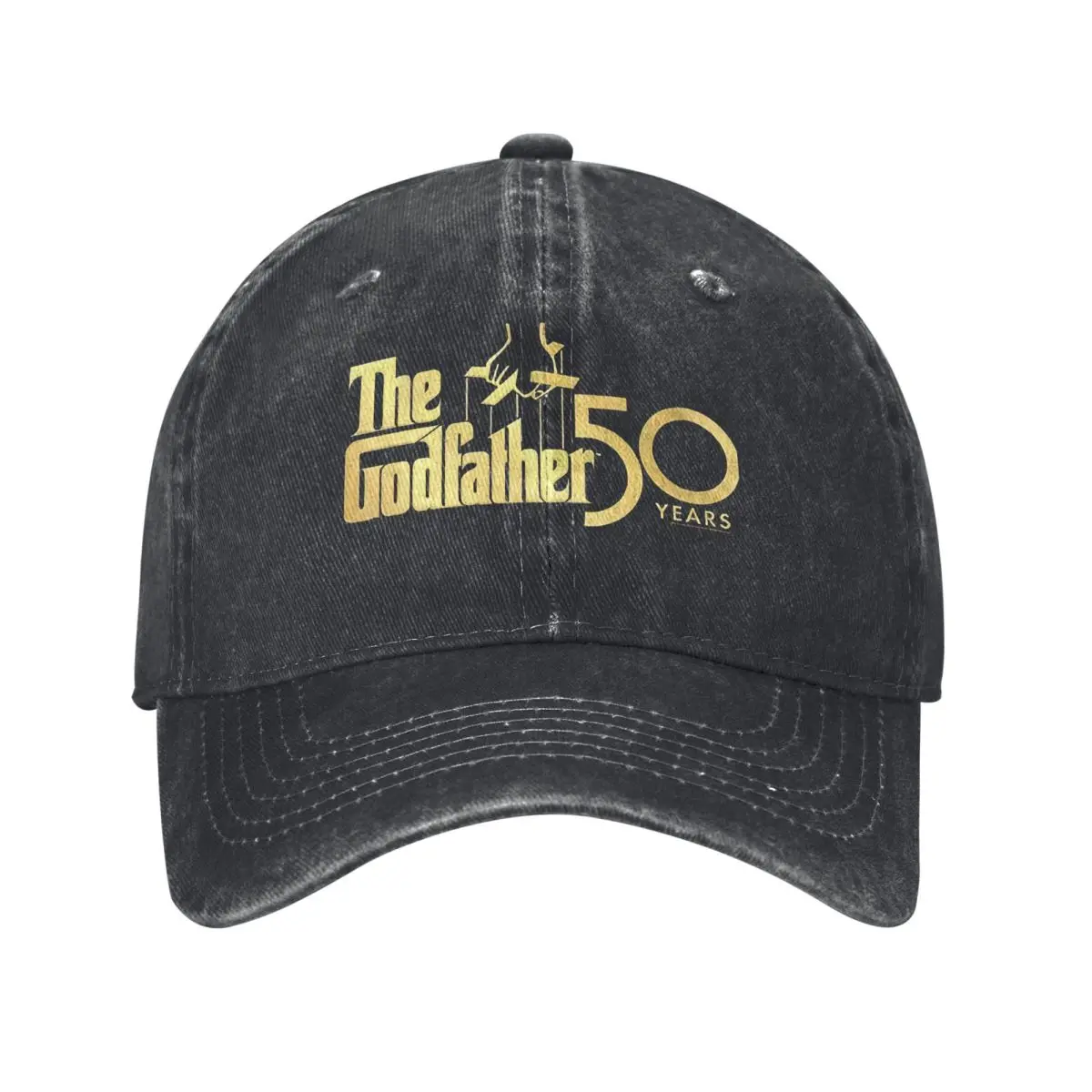 

THE GODFATHER 50 Years Logo Movie demin Cap Lightweight Mens Hats Women's Baseball Cap