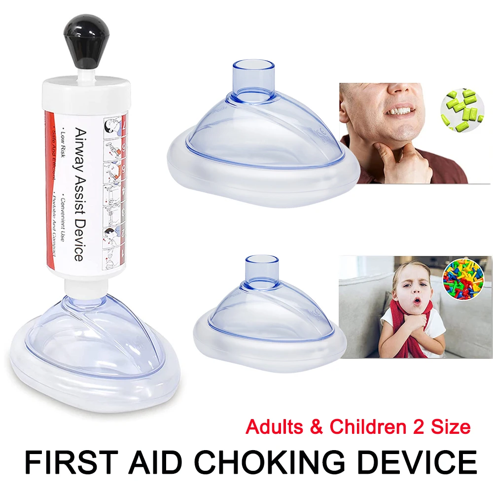 

Upgrade Portable Anti Choking Device Choking Emergency Life Saving Suction Vac Anti Choke Device First Aid Kit for Kids Adults