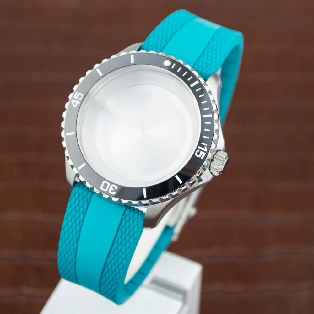 

200m Dive NH35 Watch Case Dial Hands for NH35 NH36 Movement Sapphire Waterproof Stainless Steel Men Watch Case Strap