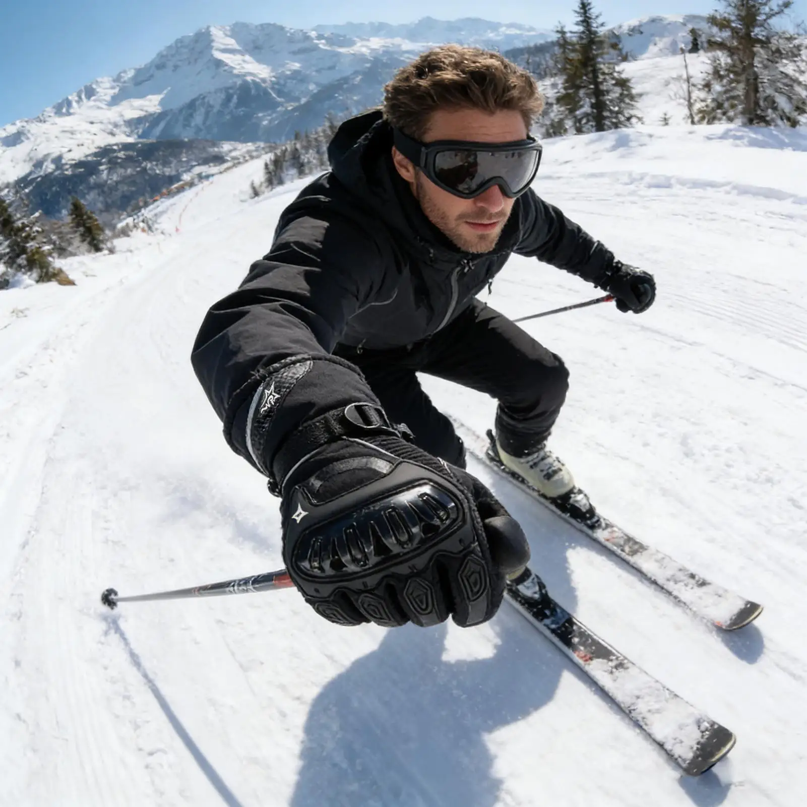 

Waterproof Winter Gloves Windproof Thickened Anti-Slip Grip Thermal Winter Gloves With Non-Slip Palm For Men Women Motorcycle