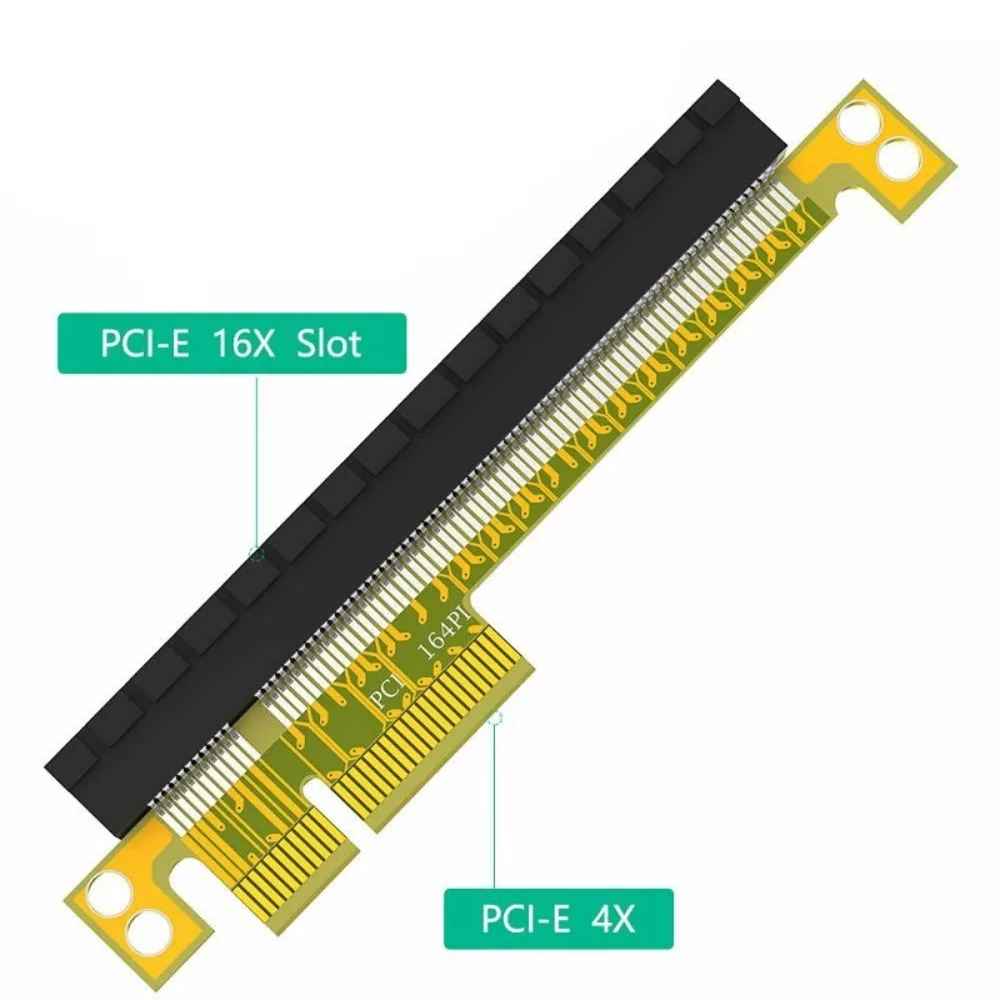 Professional PCIE x16 PCIE Riser Card Versatile Universal Graphics Card Extension High Speed GPU Riser PC Case Configuration