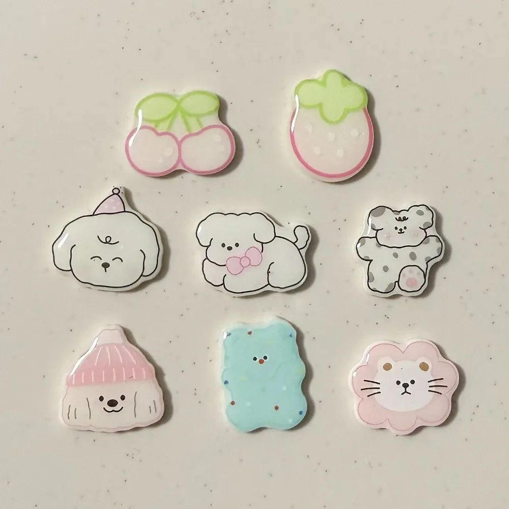 8pcs Cute Puppy Animal Shoe Charms Accessories for Clogs San