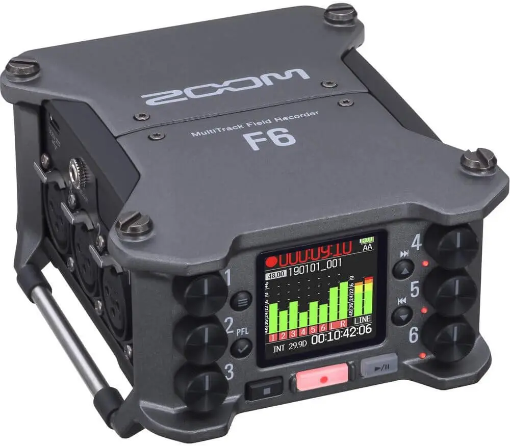 F6 Multitrack Field Recorder With BTA-1 Bluetooth Adapter Designed Specifically For H3-VR L-20 L-20R Q8n-4K Camera Field
