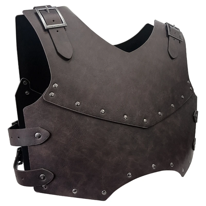 Costume médiéval pour hommes, armure poitrine, bouclier poitrine clouté, armure poitrine