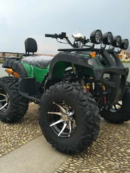 Axis drive beach bike gasoline electric four-wheel off-road motorcycle all terrain four-wheel drive mountain adult