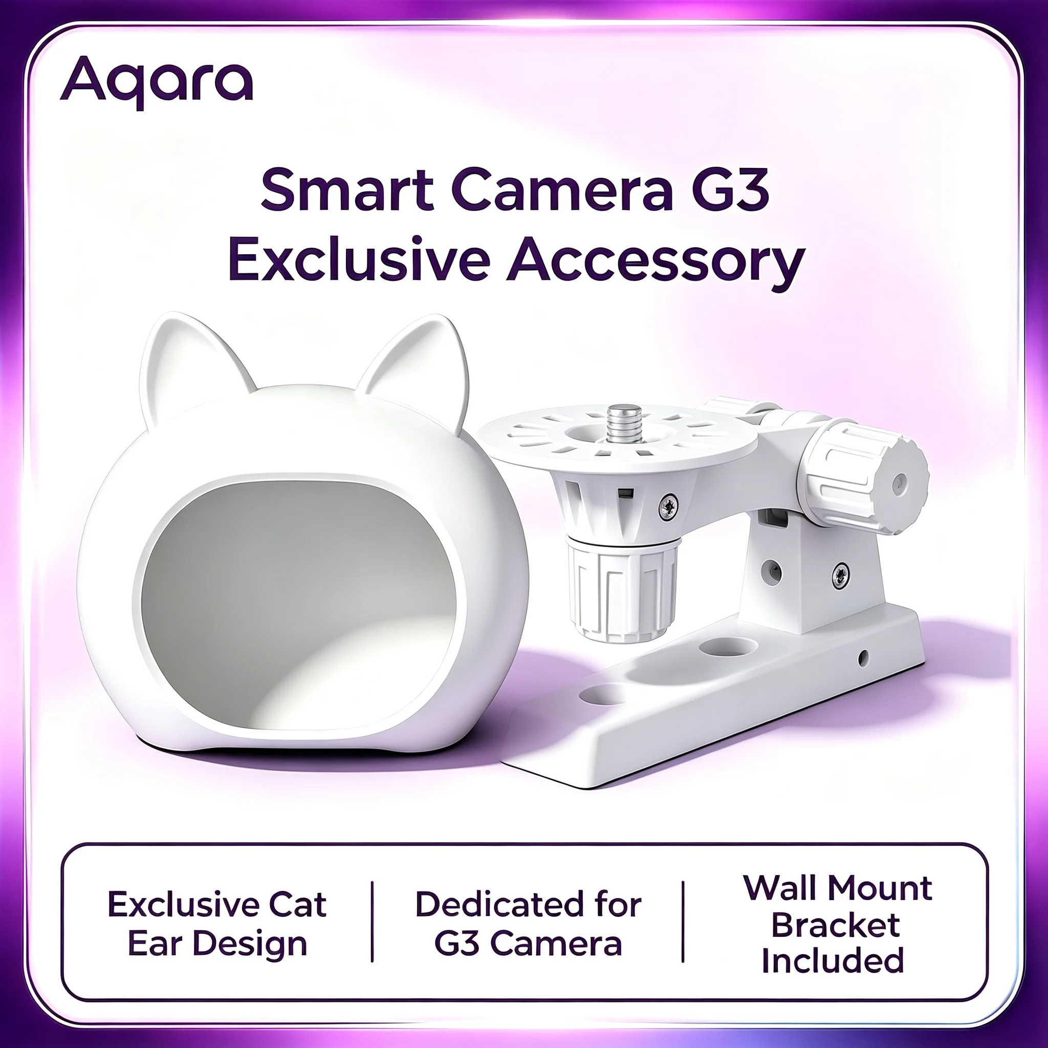 Aqara Cartoon Head Cover & Camera Mount Bracket Special Accessory For Aqara Smart Camera G3 Camera Not Included
