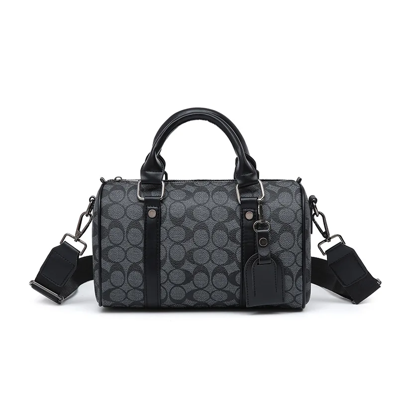 

2025 Новая женская клетчатая дорожная сумка, модная черная сумка через плечо, стильная минималистичная сумка, универсальная повседневная сумка