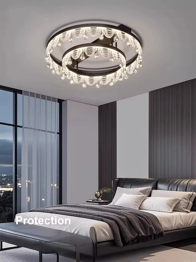 Ceiling Light LED Simple Modern Atmospheric Light Luxury Full Spectrum Eye Protection Room Lamp Use Suitable for Home Decoration