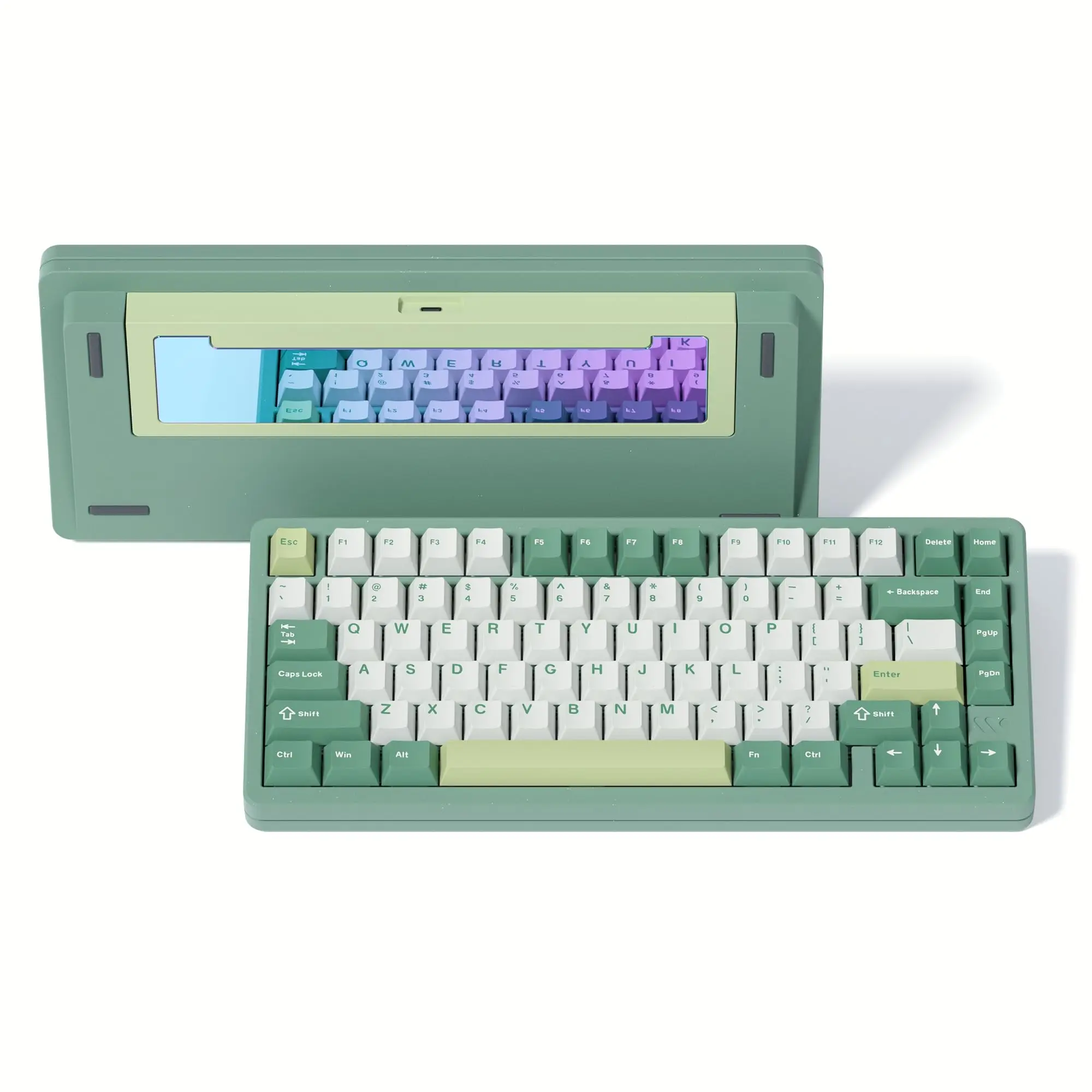 

WOMIER SK75 Беспроводная алюминиевая прокладка VIA для механической игровой клавиатуры, 3 режима, клавиатура с возможностью горячей замены для ноутбука Windows