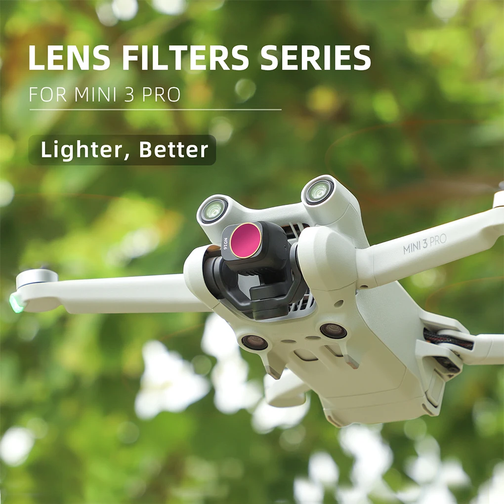 Sunnylife-filtro de lente profesional para Dron, accesorios de repuesto para DJI Mini 3 Pro Tipo 7, antiarañazos