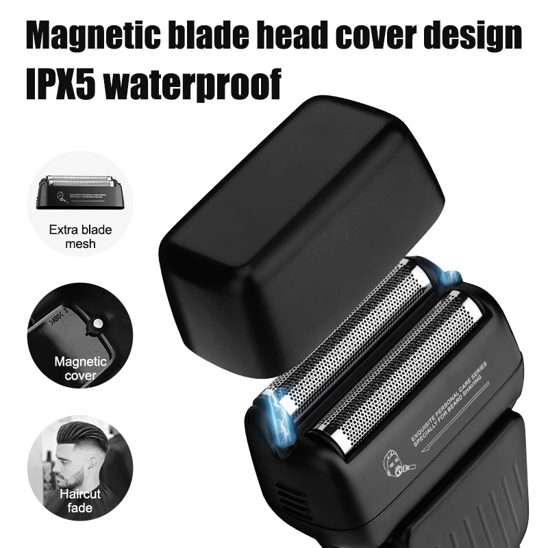 Resuxi 362 Complete Barber Kit New Hair Clipper Professional Hair Trimmer Magnetic Men's Shaver Set