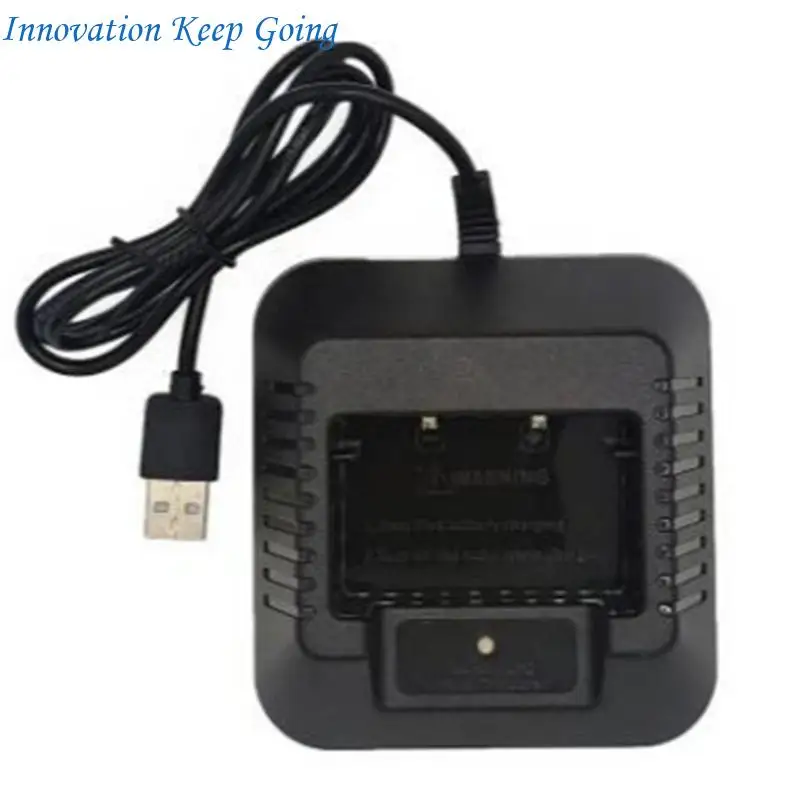 

E65C Lightweight Fast Charging USB Power Adapter for Two Way Radio Communication And Electronics Gadgets Portable ABS Case