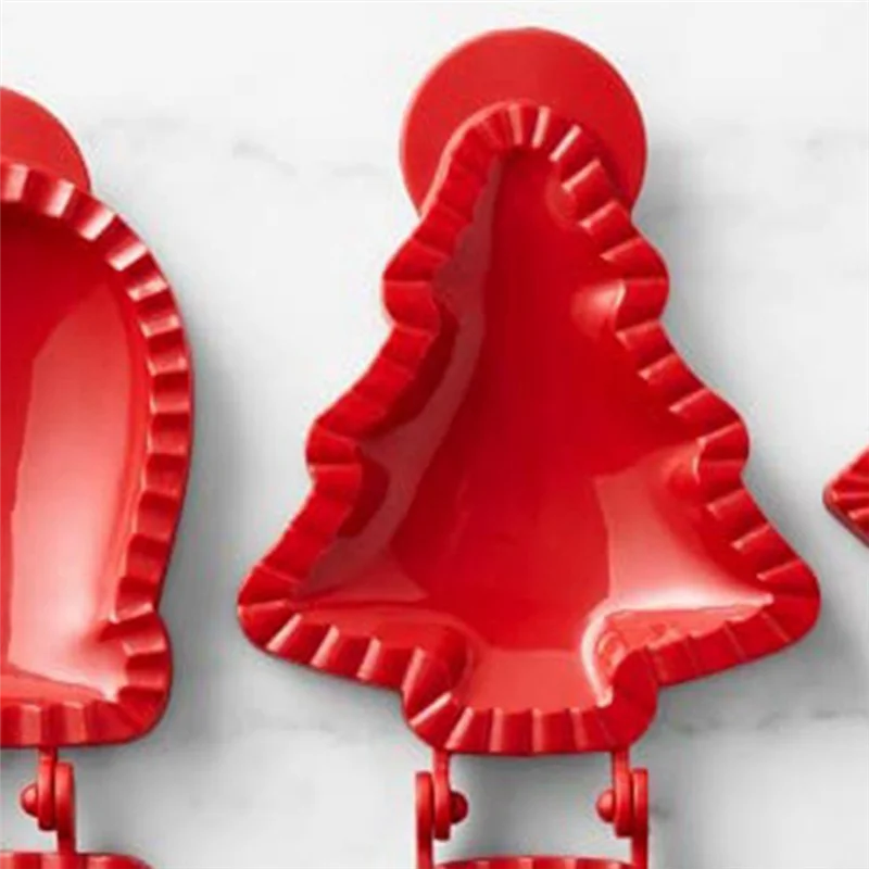 

HRBAJ-3PCS Hand Pie Molds For Baking Mini Pie Maker For Christmas Party Baking Supplies Party Dough Presser Pocket Pie Molds