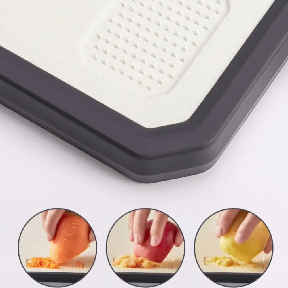 

Double Sided Use Stainless Steel Cutting Board Scratch Resistant Anti-Slip Meat Chopping Board Mildew-resistant Rectangular