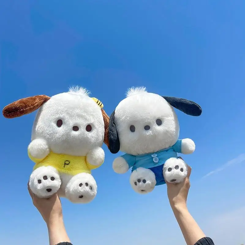 

30cm Sanrio Pochacco Bees Plush Toy Kawaii Cartoon Sleeping Companion Comfortable and Soft Dolls Birthday Gifts Toy for Girls