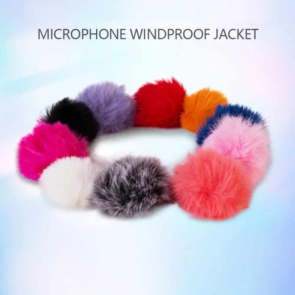 Universale Lavalier Microfono Peloso Parabrezza Pelliccia Parabrezza Vento Muff Morbido Per D11 RODE BOYA Risvolto Lavalier Mic 5mm