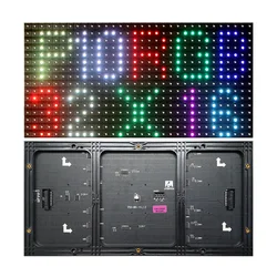 P10 실내 풀 컬러 LED 디스플레이 패널, P10 LED 디스플레이 모듈, SMD3528 P10 LED 매트릭스 3-in-1 RGB Panel.1/8 스캔, HUB75 인터페이스.