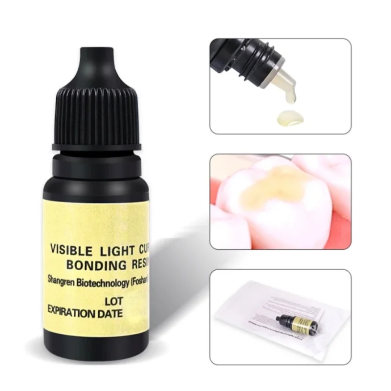 

5 мл Светоотверждаемый адгезив для зубов с сильной адгезией для реставрации виниров и пломбирования зубов, профессиональный стоматологический клей