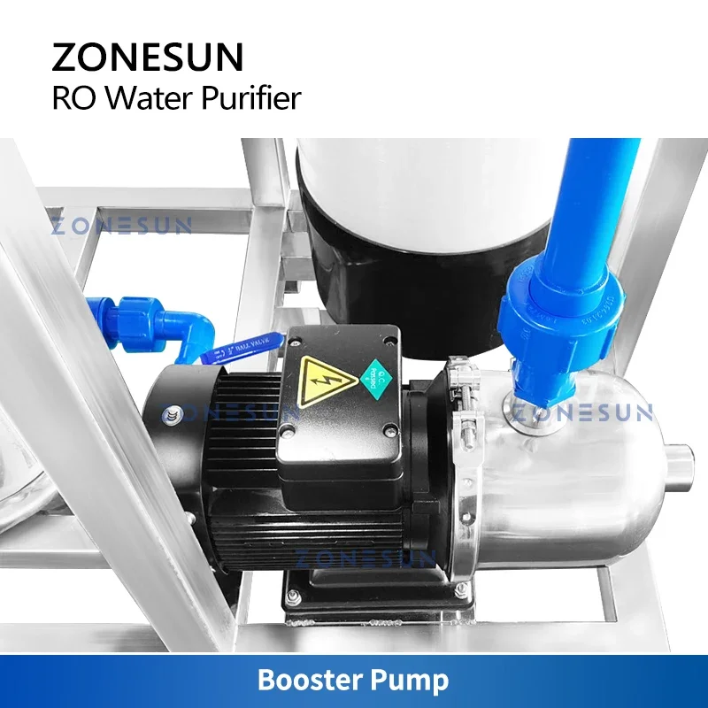 ZONESUN-purificador de agua potable, sistema de ósmosis inversa, filtración de filtro, purificación RO, máquina de tratamiento de agua, ZS-WP500L
