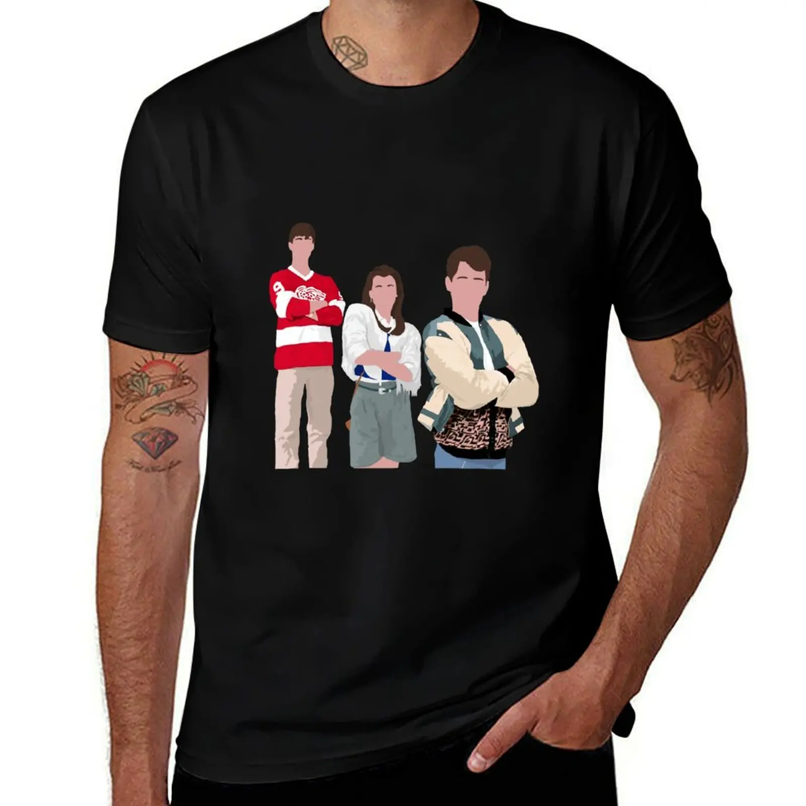 

Ferris Bueller Art T-Shirt t shirt men 100% cotton luxury brand t shirt man casual funny t shirts man T-Shirt