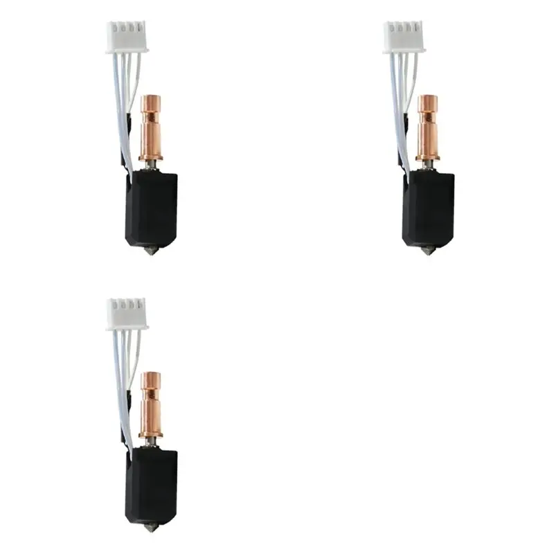 

Exquisite-3X Hotend Nozzle Combo Head For Anycubic Kobra S1 S1C 3D Printer 24V 48W Rapid Heating 320℃