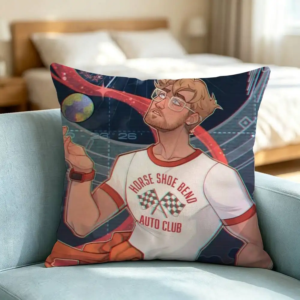 Project Hail Mary Ryland Grace Square Double-Sided printed Pillow Case Bedroom Bedside Pillow Sofa Cushion Cover Gift