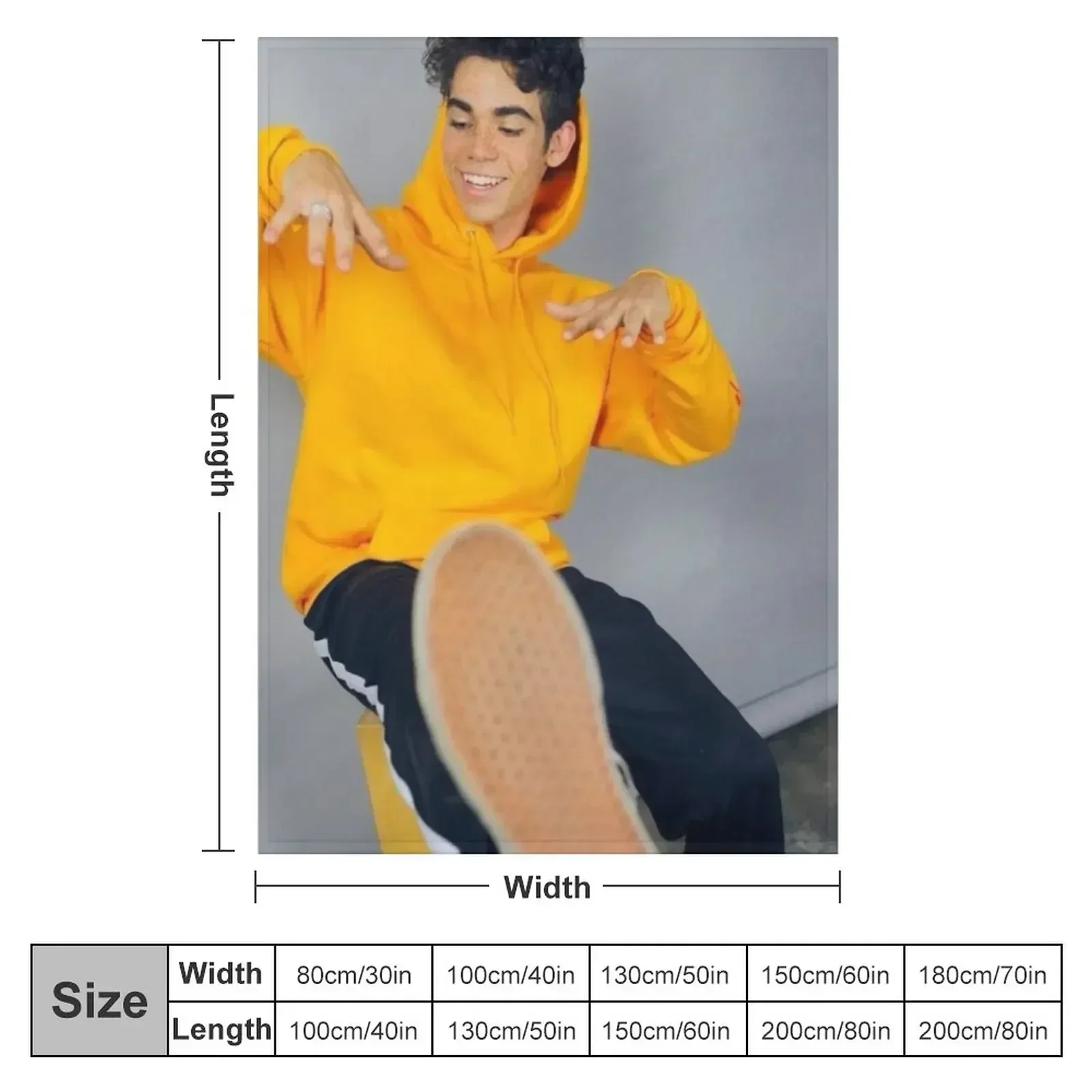 Cameron Boyce Throw Blanket Plush Retros Sofa Quilt christmas decoration Winter beds Decorative Sofas Blankets