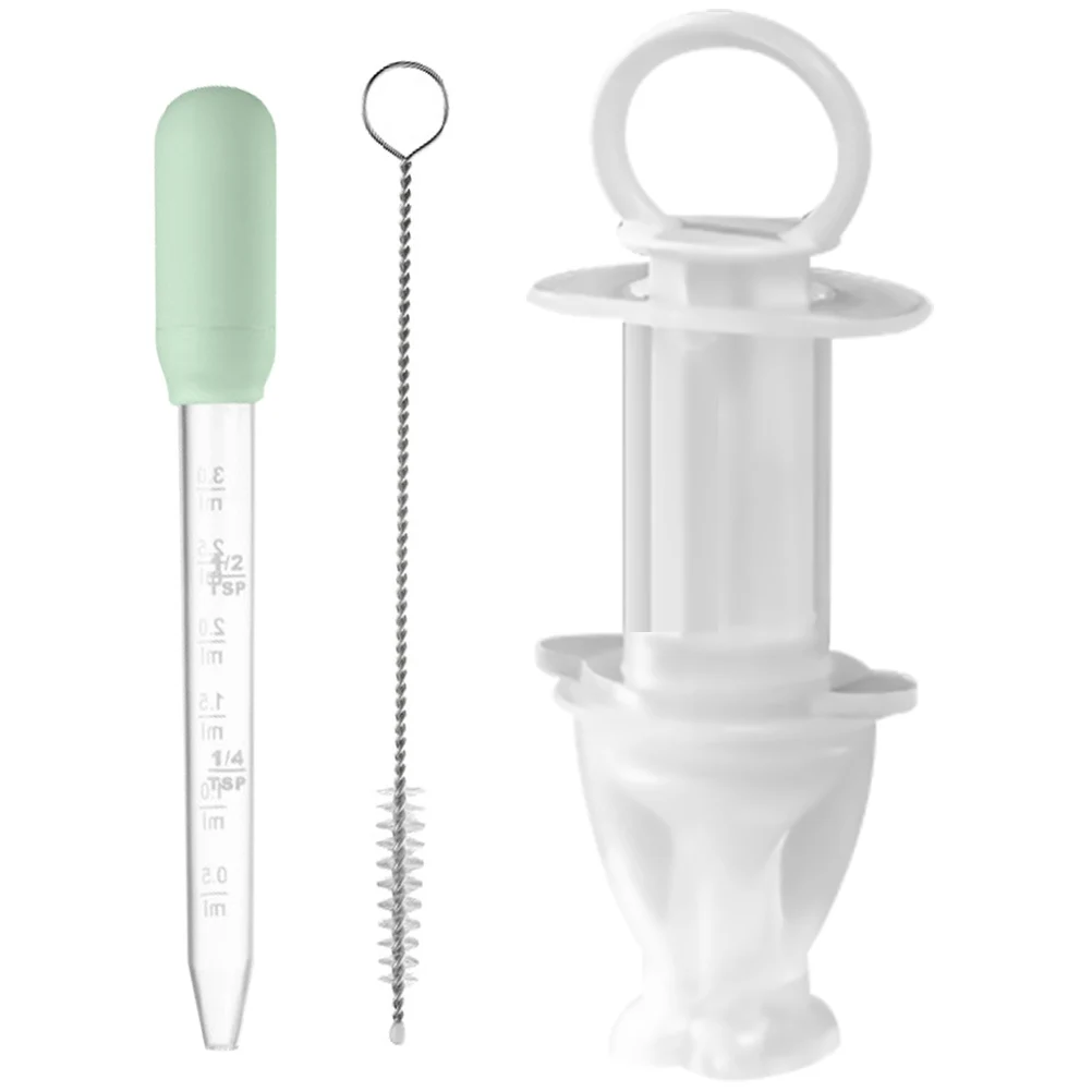 

Baby Feeding Kit Medicine Feeder Dropper Cleaning Brush Newborn Infants Dispenser Tools Formula Water Medication